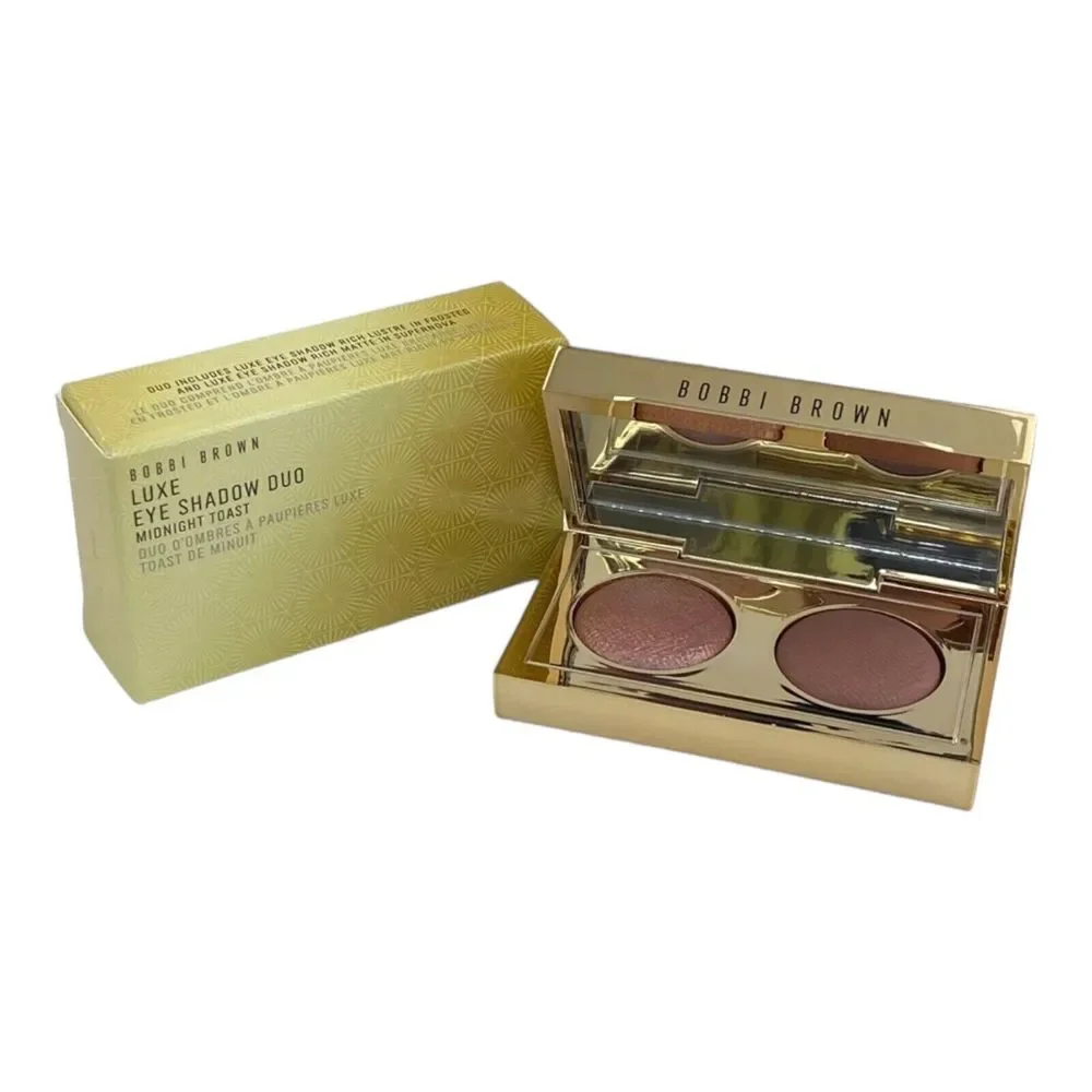 Bobbi Brown Luxe Eye Shadow Duo Midnight Toast:‎ Lustre Frosted, Matte Supernova
